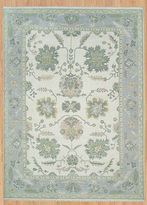 Turkish Oushak Rug Beige - Alef home
