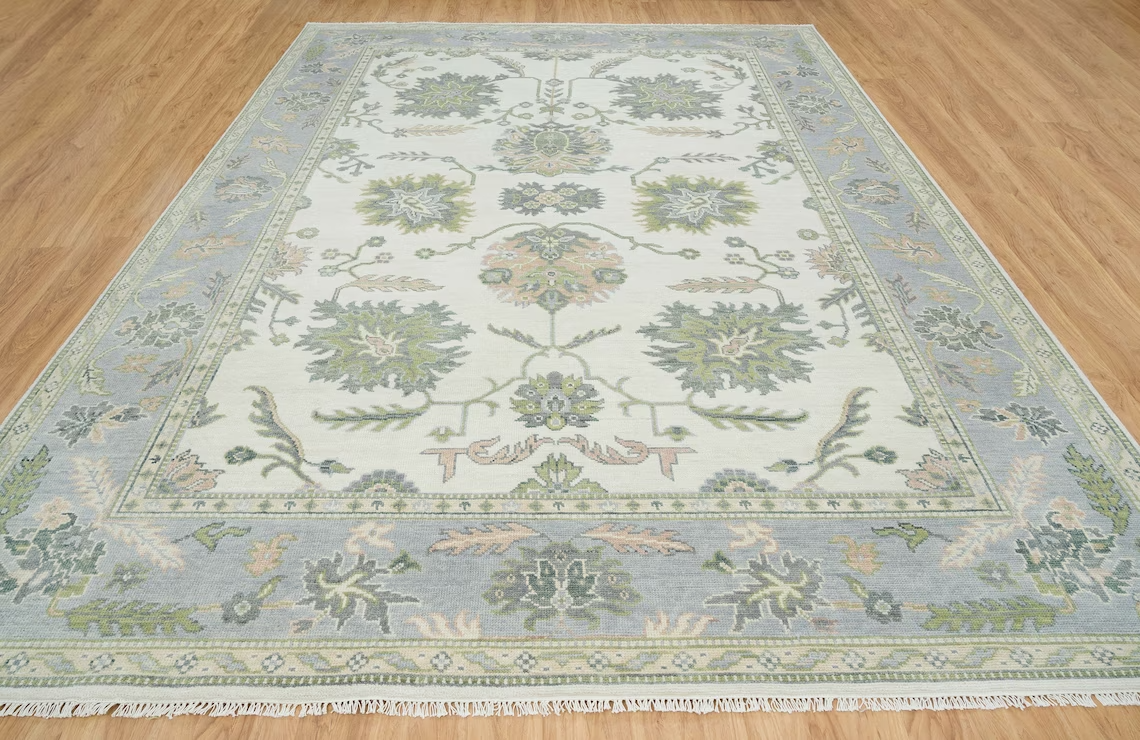 Turkish Oushak Rug Beige