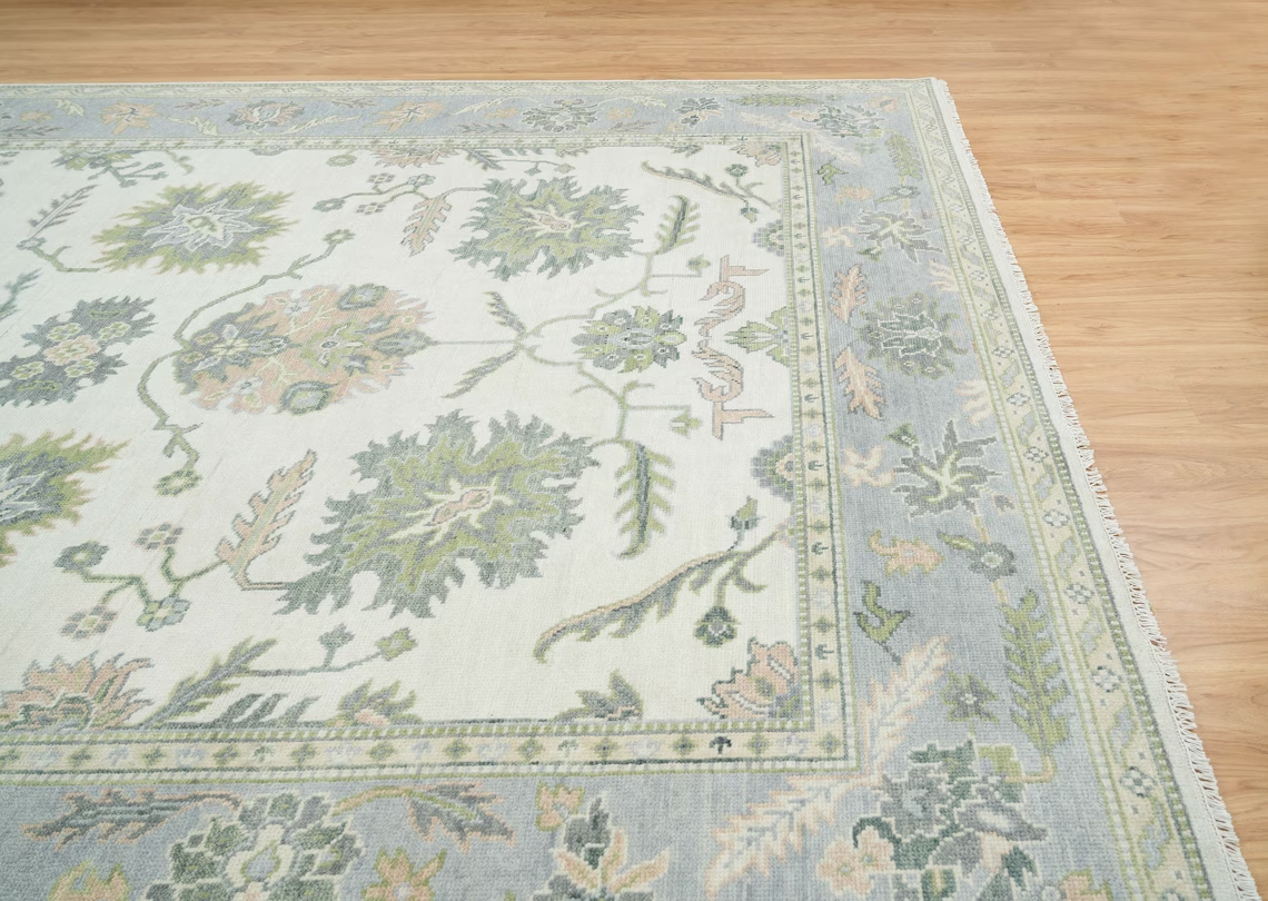 Turkish Oushak Rug Beige