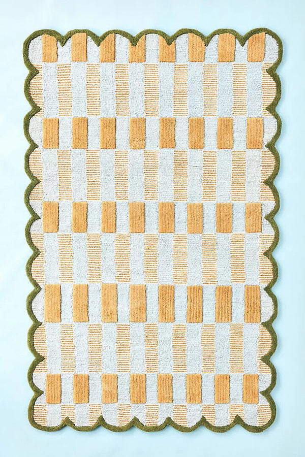 William Morris Design Hand Tufted Rug