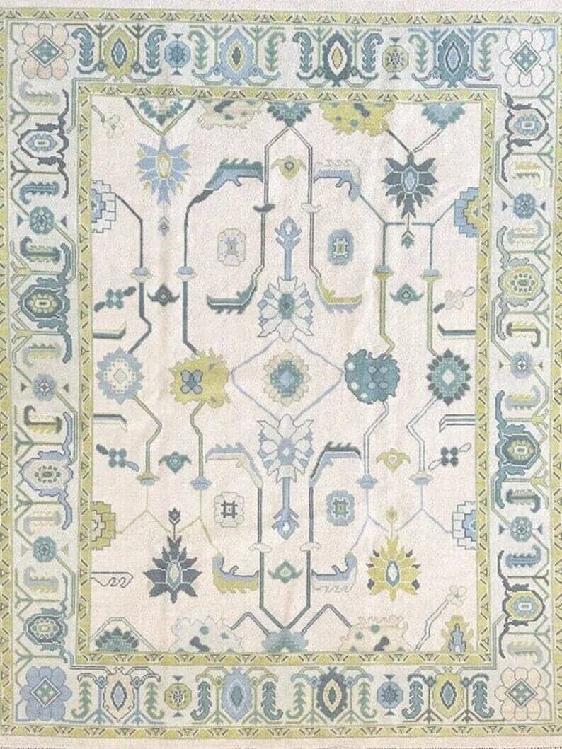 Turkish Oushak Rug Gold colour - Alef home