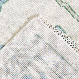 Turkish Oushak Rug Ivory And Green - Alef home